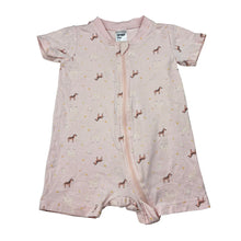 Load image into Gallery viewer, Girls Anko, zip romper, giraffes / zebras, GUC, size 0,  