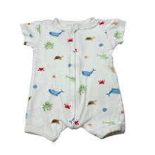 Load image into Gallery viewer, Unisex Baby Berry, soft cotton zip romper, FUC, size 00,  