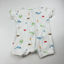 Load image into Gallery viewer, Unisex Baby Berry, soft cotton zip romper, FUC, size 00,  
