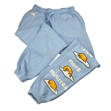 Load image into Gallery viewer, Girls San Rio, Gudetama fleece lined track pants, Inside leg: 59cm, FUC, size 12,  