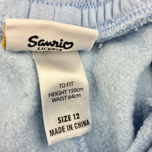 Load image into Gallery viewer, Girls San Rio, Gudetama fleece lined track pants, Inside leg: 59cm, FUC, size 12,  