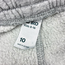 Load image into Gallery viewer, Boys Anko, grey marle fleece lined track pants, Inside leg: 55cm, FUC, size 10,  
