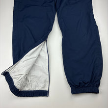 Load image into Gallery viewer, Unisex Valour, cotton lined navy track pants, Inside leg: 69cm, GUC, size 14,  