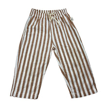 Load image into Gallery viewer, Unisex striped, pants / bottoms, elasticated, Inside leg: 23cm, GUC, size 0-1,  