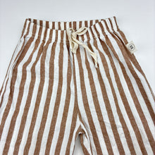 Load image into Gallery viewer, Unisex striped, pants / bottoms, elasticated, Inside leg: 23cm, GUC, size 0-1,  