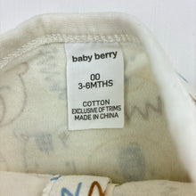 Load image into Gallery viewer, Boys Baby Berry, soft cotton zip romper, FUC, size 00,  