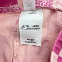 Load image into Gallery viewer, Girls KID, pink check bootcut leggings, Inside leg: 57cm, FUC, size 10,  