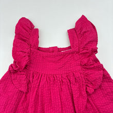 Load image into Gallery viewer, Girls Anko, pink crinkle cotton summer top, EUC, size 000,  