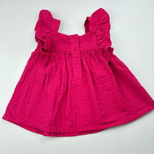 Load image into Gallery viewer, Girls Anko, pink crinkle cotton summer top, EUC, size 000,  