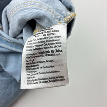 Load image into Gallery viewer, Unisex Cotton On, blue stretch denim overalls / shortalls, GUC, size 1,  