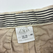 Load image into Gallery viewer, Boys Zara, cotton shorts, adjustable, mark on back, FUC, size 1,  