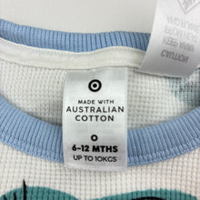 Load image into Gallery viewer, Unisex Target, waffle cotton pyjama top, rabbits, EUC, size 0,  