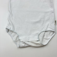 Load image into Gallery viewer, Unisex Bonds, white stretchy singletsuit romper, FUC, size 00,  