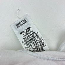 Load image into Gallery viewer, Unisex Bonds, white stretchy singletsuit romper, FUC, size 00,  