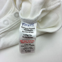 Load image into Gallery viewer, Unisex Mamas &amp; Papas, soft cotton bodysuit / romper, EUC, size 00000,  