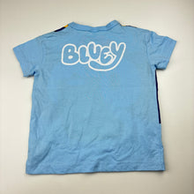 Load image into Gallery viewer, Unisex BLUEY, cotton tee / top, EUC, size 2,  