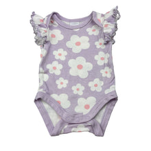Load image into Gallery viewer, Girls Baby Berry, floral cotton bodysuit / romper, GUC, size 000,  