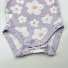 Load image into Gallery viewer, Girls Baby Berry, floral cotton bodysuit / romper, GUC, size 000,  