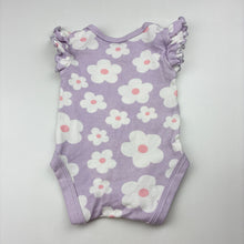 Load image into Gallery viewer, Girls Baby Berry, floral cotton bodysuit / romper, GUC, size 000,  