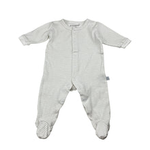 Load image into Gallery viewer, Unisex Marquise, striped cotton coverall / romper, GUC, size 0000,  
