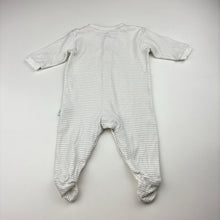 Load image into Gallery viewer, Unisex Marquise, striped cotton coverall / romper, GUC, size 0000,  