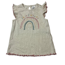 Load image into Gallery viewer, Girls Anko, soft cotton top, rainbow, GUC, size 2,  
