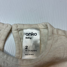 Load image into Gallery viewer, Girls Anko, soft cotton top, rainbow, GUC, size 2,  