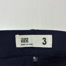 Load image into Gallery viewer, Girls Cotton On, navy stretchy bike shorts, EUC, size 3,  