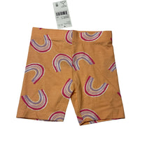 Load image into Gallery viewer, Girls KID, stretchy bike shorts, rainbows, NEW, size 1,  