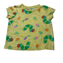 Load image into Gallery viewer, Unisex Eric Carle, Very Hungry Caterpillar cotton tee / top, GUC, size 4,  