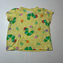 Load image into Gallery viewer, Unisex Eric Carle, Very Hungry Caterpillar cotton tee / top, GUC, size 4,  