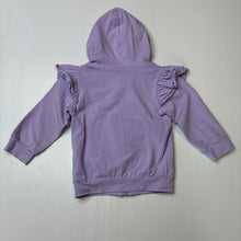 Load image into Gallery viewer, Girls La Sienna Couture, lightweight zip hoodie sweater, pink marks on front, FUC, size 0,  