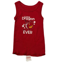 Load image into Gallery viewer, Unisex NRL Mascots, St George Dragons cotton singlet top, GUC, size 00,  