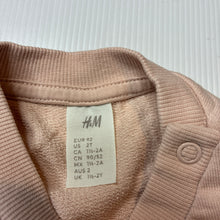 Load image into Gallery viewer, Girls H&amp;M, lightweight cotton sweater / jumper, EUC, size 2,  