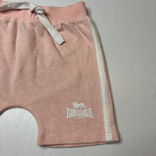 Load image into Gallery viewer, Girls Lonsdale, pink shorts, elasticated, EUC, size 2,  