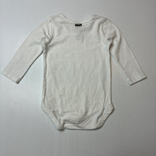 Load image into Gallery viewer, Unisex Bonds, white stretchy bodysuit romper, EUC, size 00,  