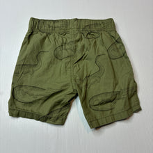 Load image into Gallery viewer, Boys Anko, lightweight cotton shorts, elasticated, crocodiles, EUC, size 2,  