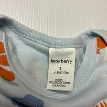 Load image into Gallery viewer, Unisex Baby Berry, cotton bodysuit / romper, crabs, FUC, size 1,  