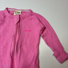 Load image into Gallery viewer, Girls Bonds, RE-LOVED waffle cotton zip coverall / romper, GUC, size 00,  