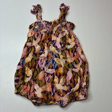 Load image into Gallery viewer, Girls B&amp;L, Ellie Whittaker viscose romper, birds, EUC, size 2,  
