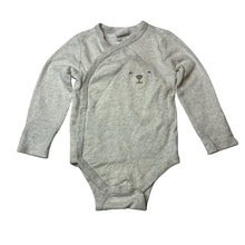 Load image into Gallery viewer, Unisex Sprout, soft feel embroidered cotton romper, EUC, size 0,  