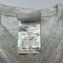Load image into Gallery viewer, Unisex Sprout, soft feel embroidered cotton romper, EUC, size 0,  