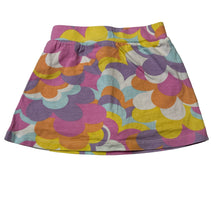 Load image into Gallery viewer, Girls Mango, colourful stretchy skirt, built-in shorts, EUC, size 2,  