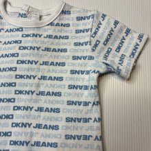 Load image into Gallery viewer, Unisex DKNY JEANS, soft feel cotton tee / top, EUC, size 000,  