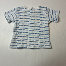 Load image into Gallery viewer, Unisex DKNY JEANS, soft feel cotton tee / top, EUC, size 000,  