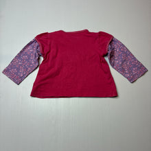 Load image into Gallery viewer, Girls Pumpkin Patch, long sleeve tee / top, applique bird, FUC, size 0,  