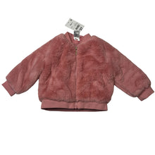 Load image into Gallery viewer, Girls Anko, lined pink faux fur jacket / coat, NEW, size 1,  