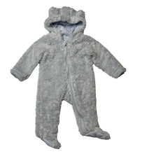 Load image into Gallery viewer, Unisex Baby Berry, fleece zip coverall / romper, GUC, size 0000,  