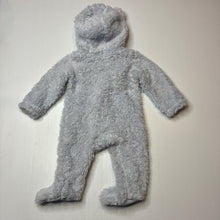 Load image into Gallery viewer, Unisex Baby Berry, fleece zip coverall / romper, GUC, size 0000,  