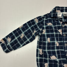 Load image into Gallery viewer, Boys Anko, flannel cotton pyjama top, rabbits, wash fade, FUC, size 2,  